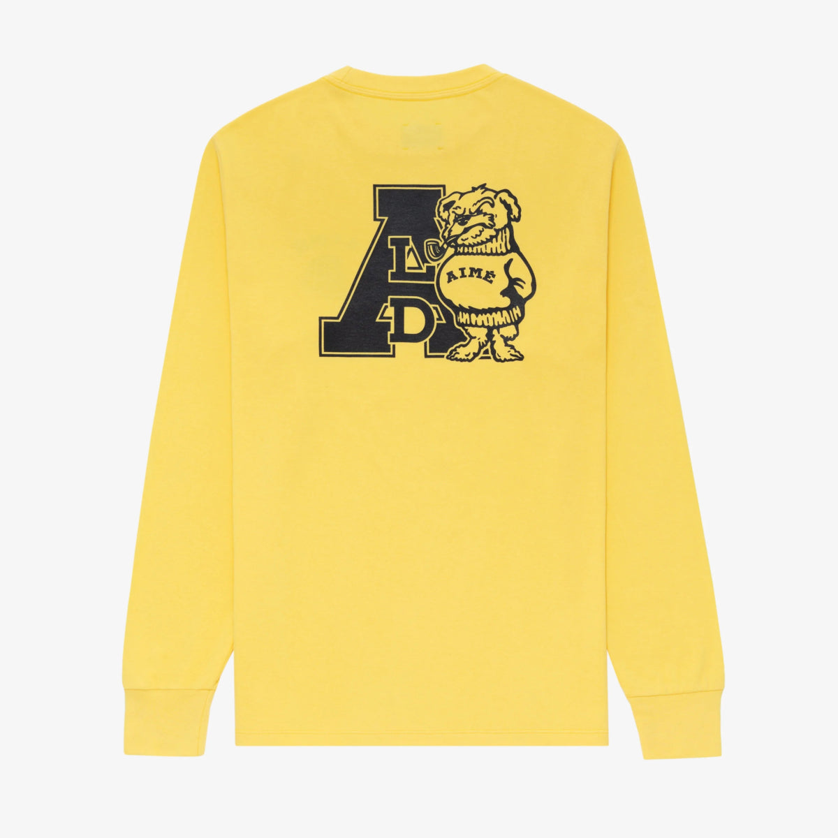 Aimé Leon Dore Collegiate Buddy Long-Sleeve Tee Yellow - La Familia Street Culture - Aime Leon Dore