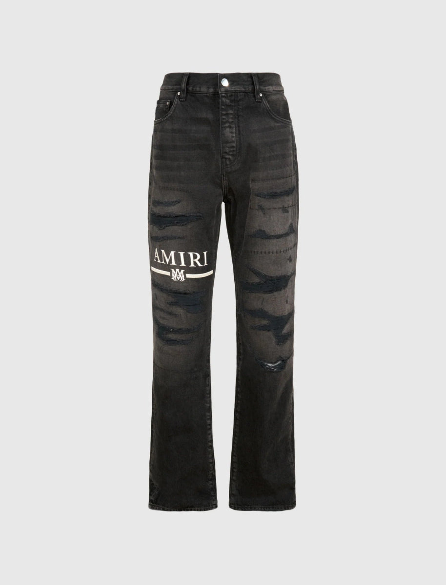 Amiri MA Bar Logo Jean Aged Black - La Familia Street Culture - Amiri