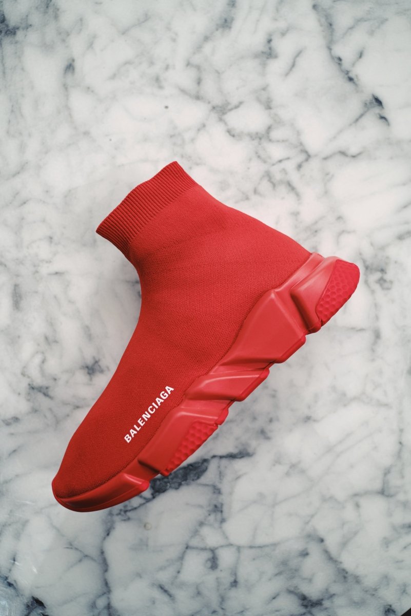 Balenciaga speed trainers Red - La Familia Street Culture - Balenciaga