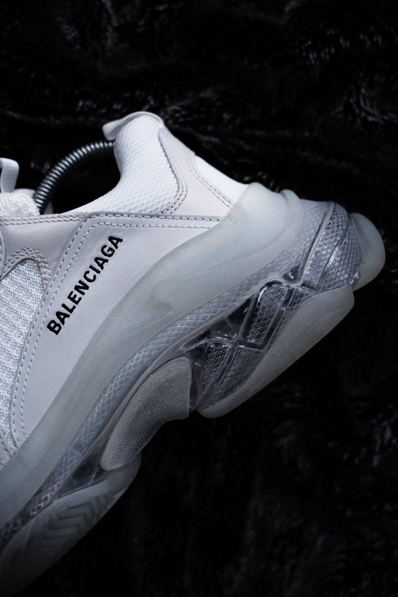 Balenciaga triple s white look alike best sale