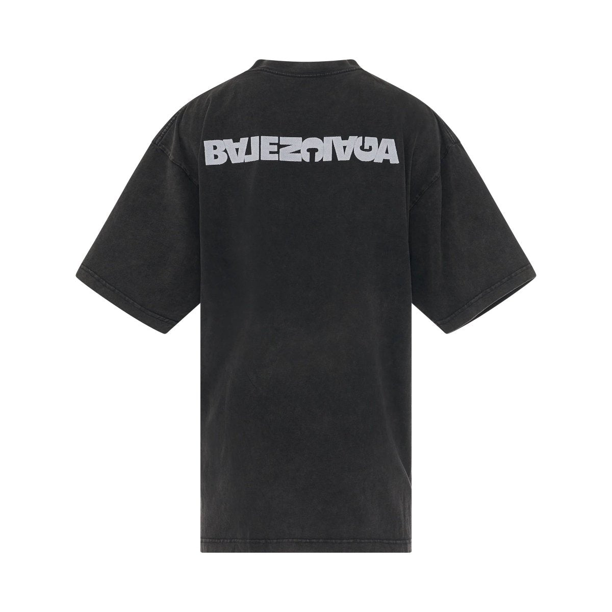 Balenciaga Turn Slit Tee-Washed Black - La Familia Street Culture - Balenciaga