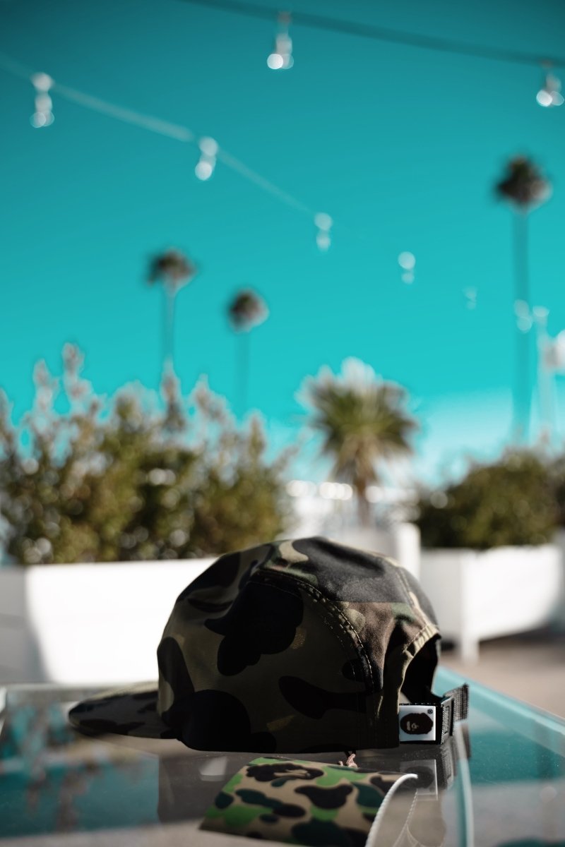 Bape 1st Camo jet cap, green - La Familia Street Culture - BAPE