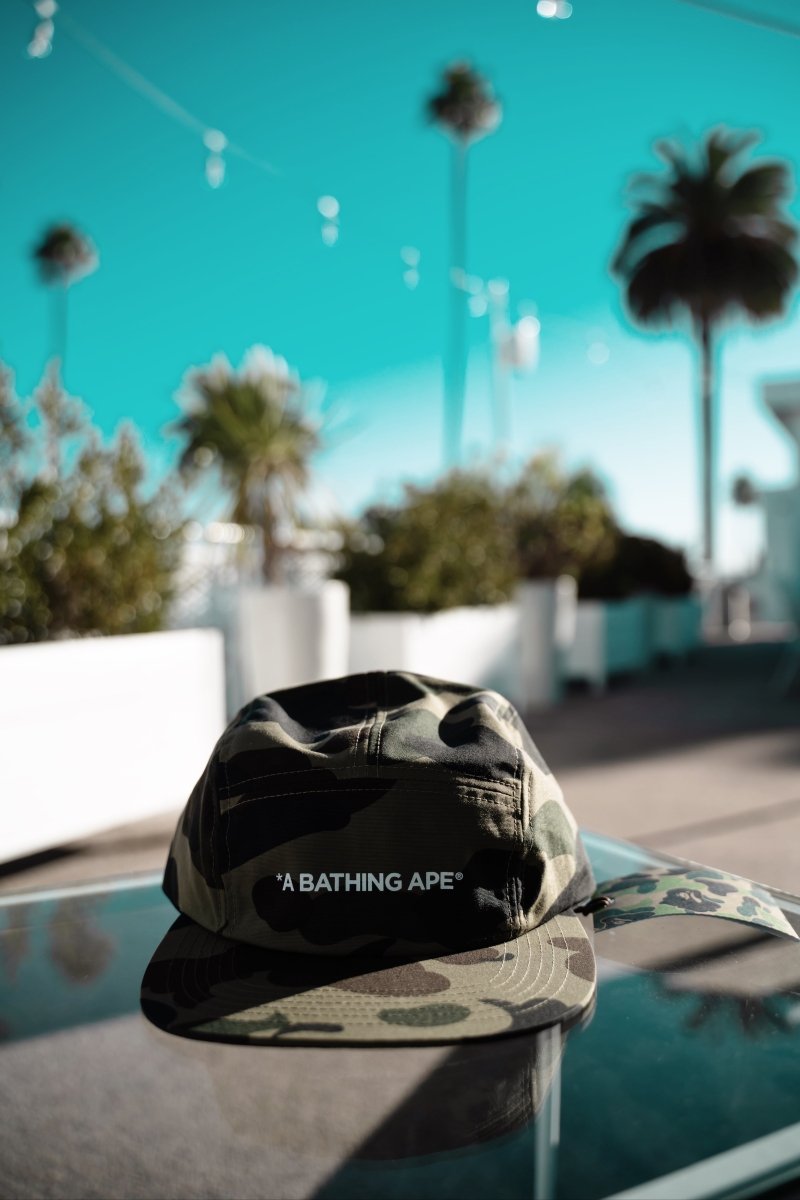 Bape 1st Camo jet cap, green - La Familia Street Culture - BAPE