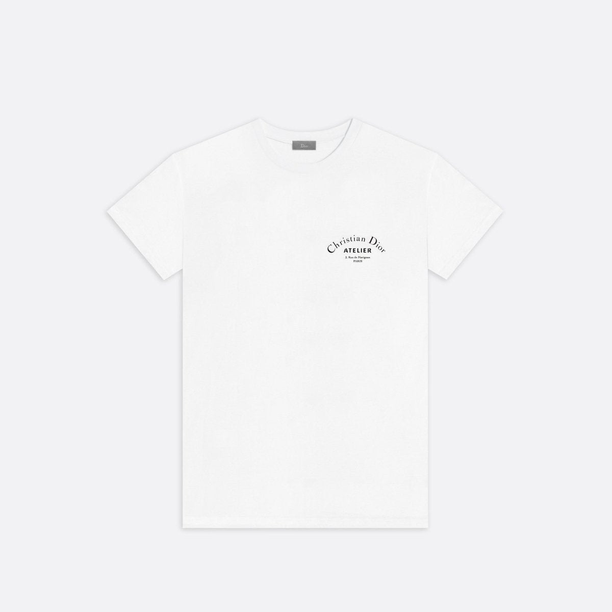 Christian Dior Homme White Christian Dior Atelier Short Sleeve T- Shirt - La Familia Street Culture - CHRISTIAN DIOR