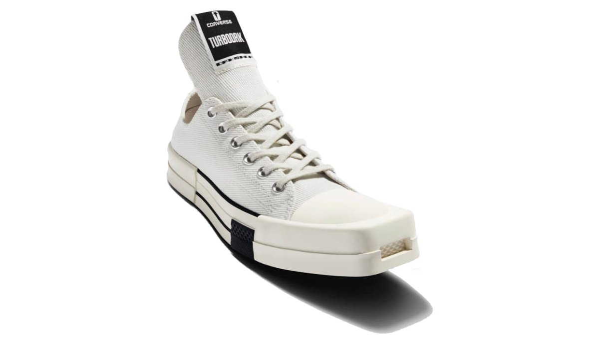 Converse TURBODRK Chuck Taylor All-Star 70 Ox Rick Owens DRKSHDW White - La Familia Street Culture - Converse Chuck taylor