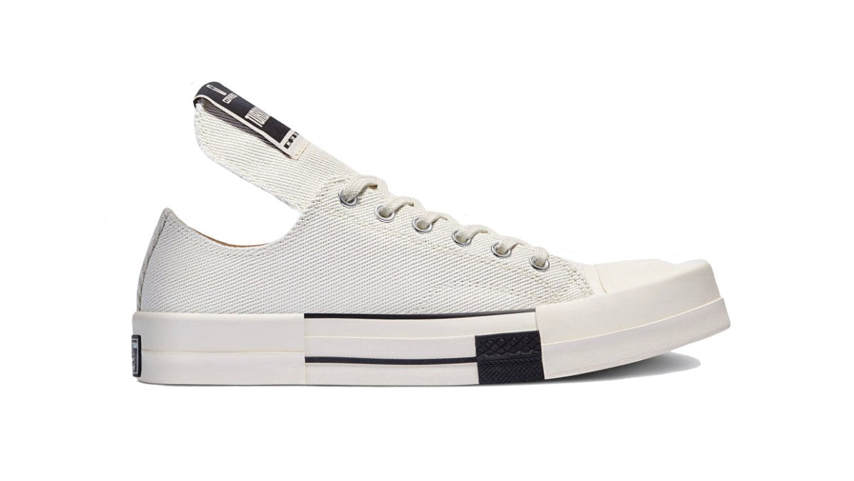 Converse TURBODRK Chuck Taylor All-Star 70 Ox Rick Owens DRKSHDW White - La Familia Street Culture - Converse Chuck taylor