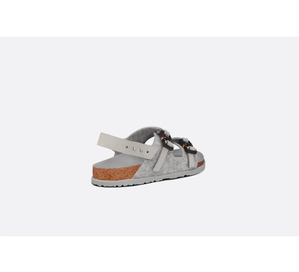 Dior By Birkenstock Milano Sandal Grey - La Familia Street Culture - CHRISTIAN DIOR BIRKENSTOCK