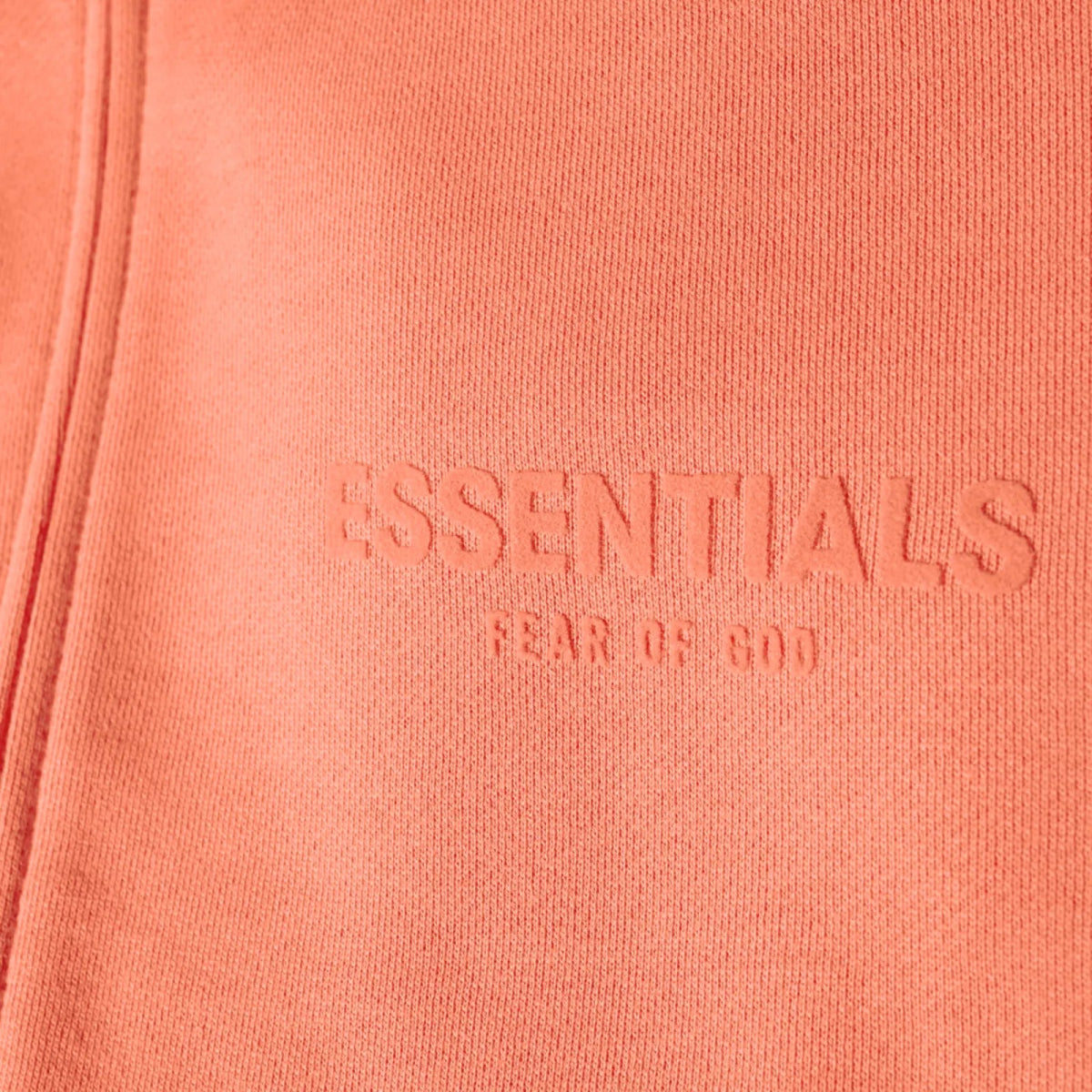 Fear of God Essentials Full - zip jacket Coral - La Familia Street Culture - FEAR OF GOD