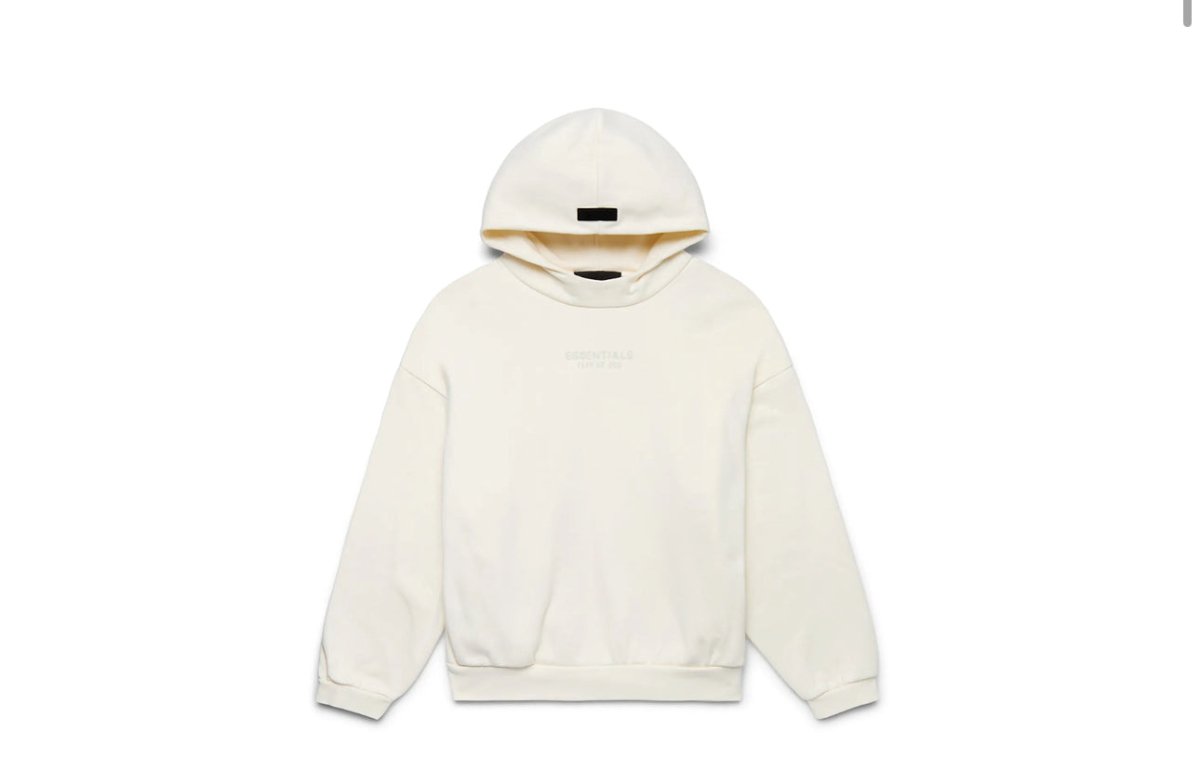 Fear of God Essentials Hoodie Cloud Dancer - La Familia Street Culture - FEAR OF GOD