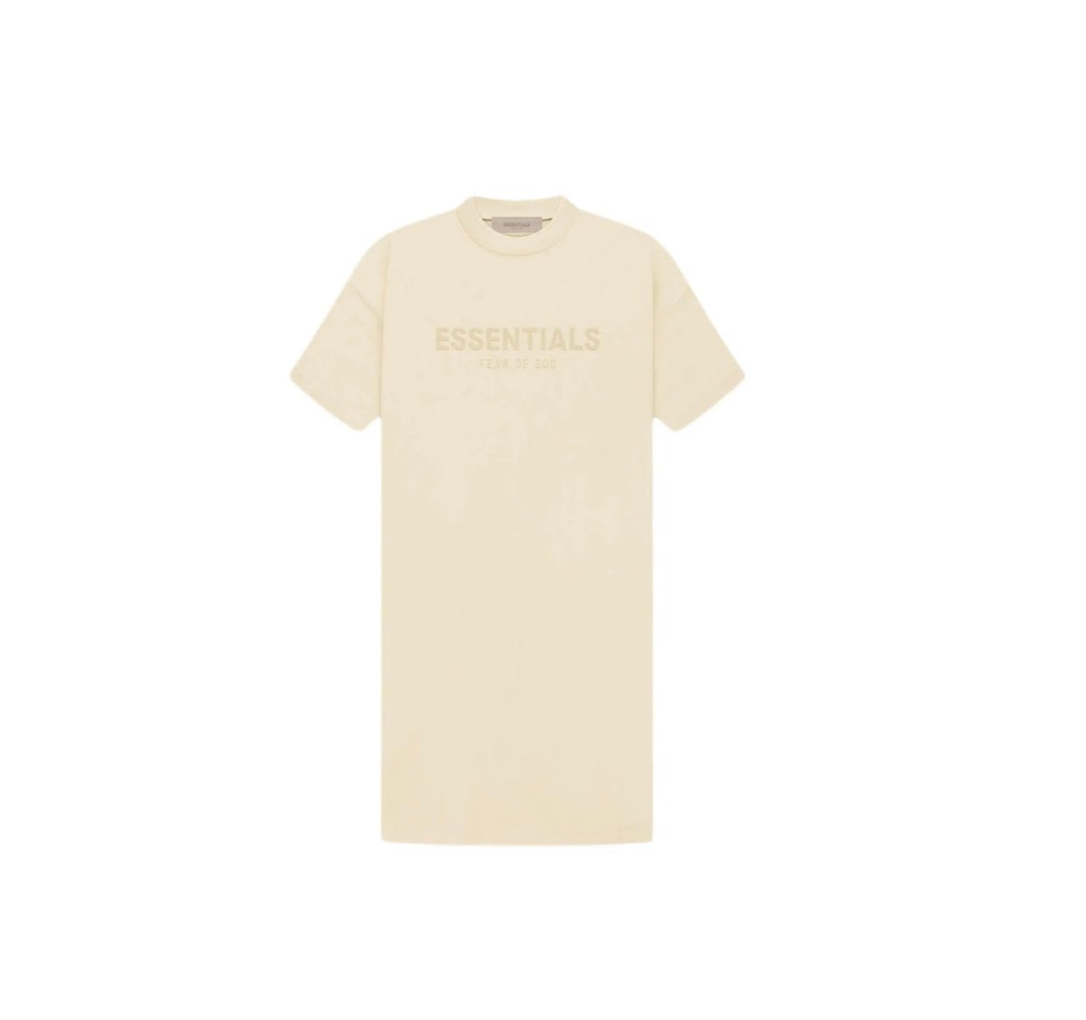 Fear Of God Essentials Long Sleeve Logo Dress - Egg Shell - La Familia Street Culture - FEAR OF GOD