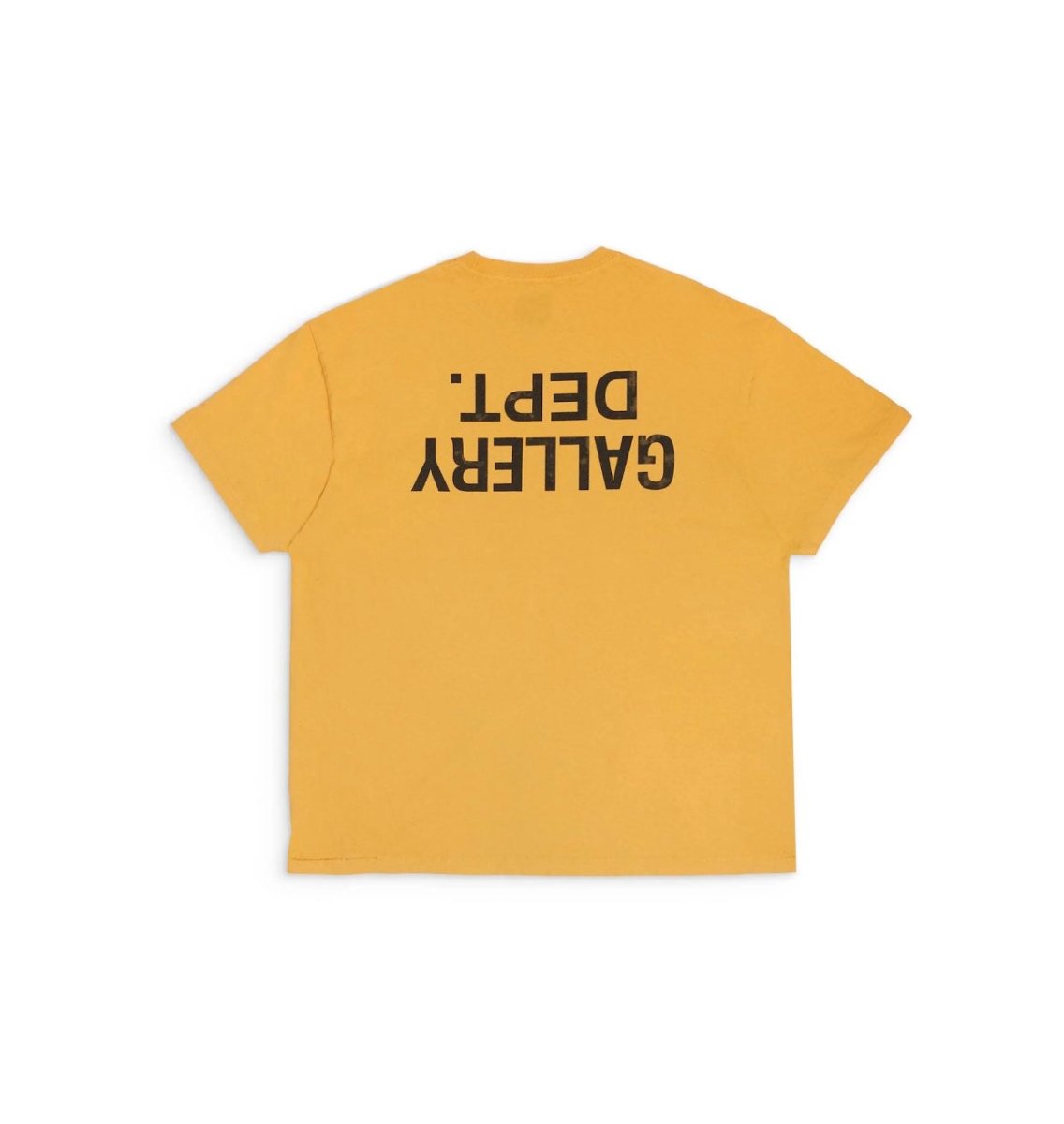 Gallery Dept. Upside Down Logo Tee Gold - La Familia Street Culture - Gallery Dept.