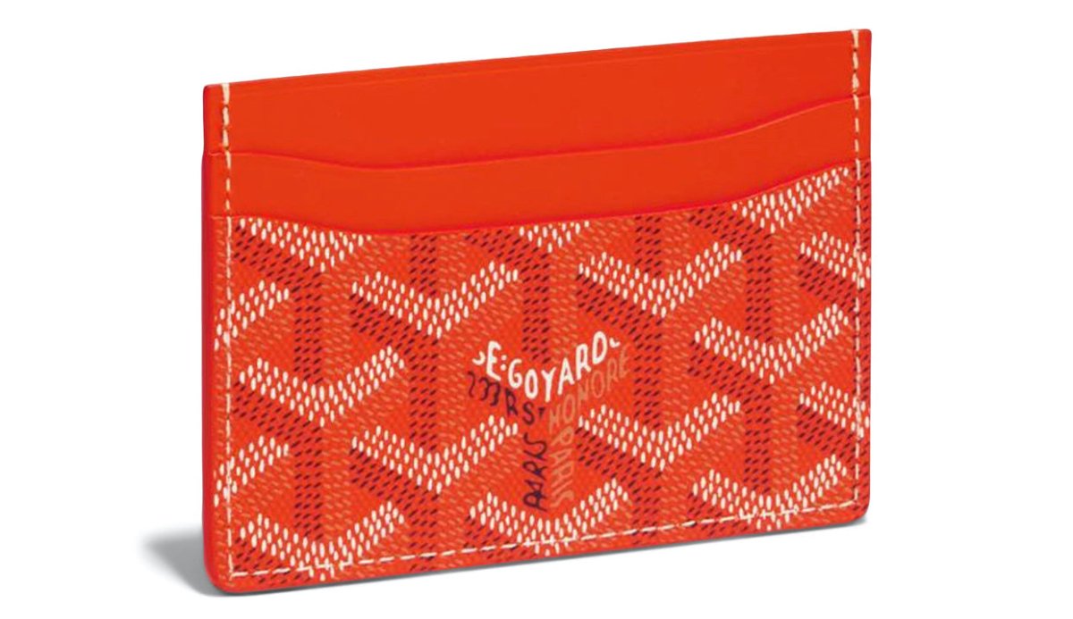 Goyard Saint Sulpice Orange Card Holder - La Familia Street Culture - Goyard