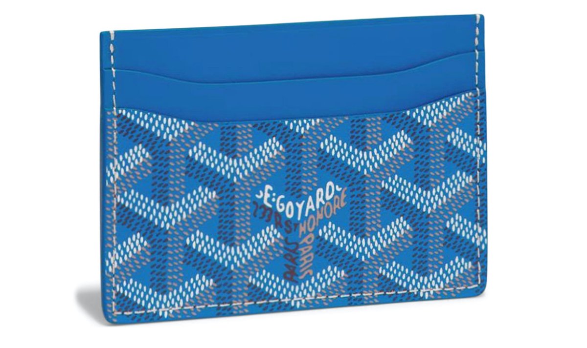 Goyard Saint Sulpice Sky Blue Card Holder - La Familia Street Culture - Goyard