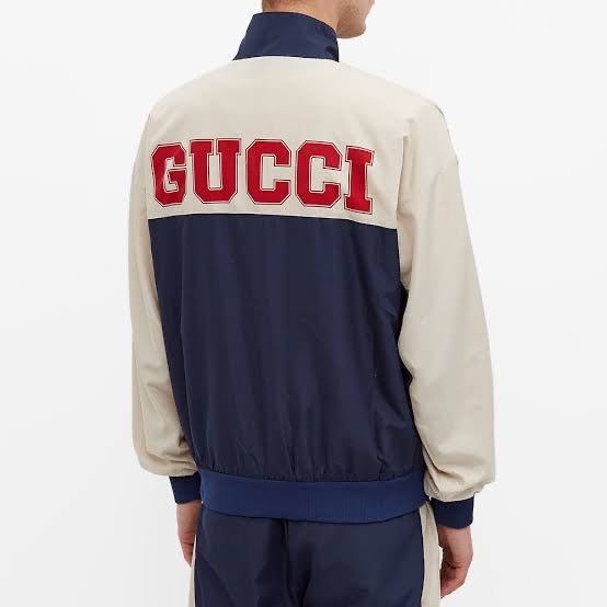 Gucci GG Logo Track Jacket Navy - La Familia Street Culture - GUCCI