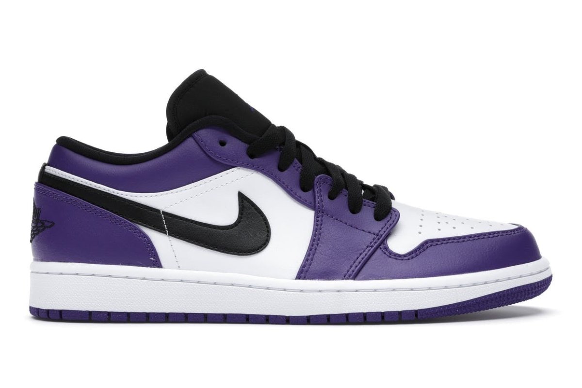 Jordan 1 Low Court Purple White - La Familia Street Culture - Air Jordan