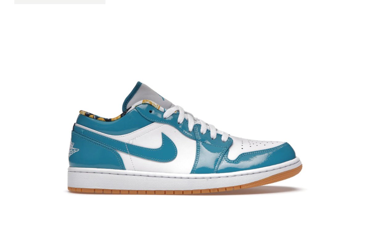 Jordan 1 Low SE Barcelona cyber teal - La Familia Street Culture - Air Jordan