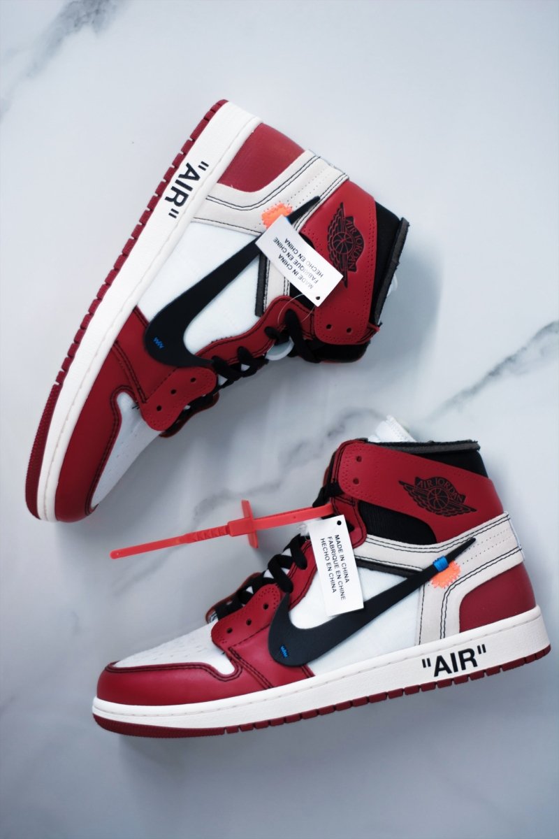 Air jordan 1 off white bred online