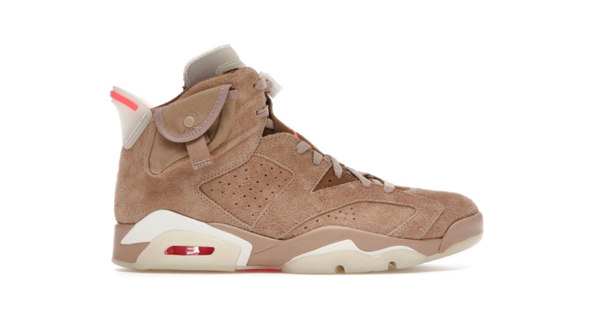 Jordan 6 Travis Scott Retro British Khaki - La Familia Street Culture - Air Jordan