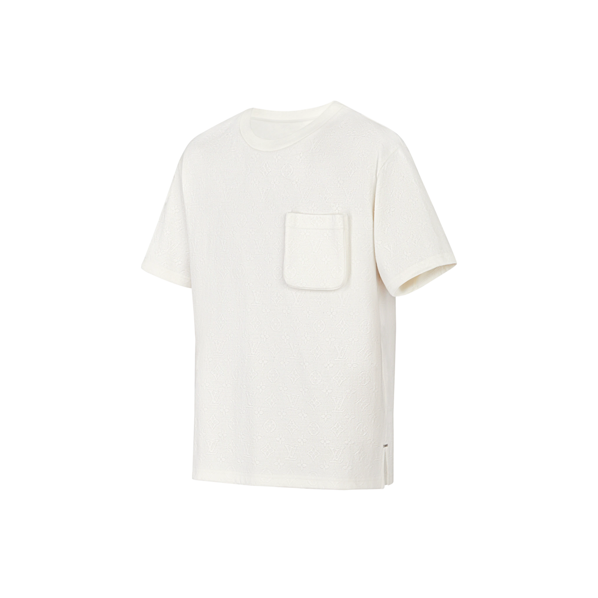 Louis Vuitton Signature 3D Pocket Monogram T-shirt White - La Familia Street Culture - La Familia Street Culture