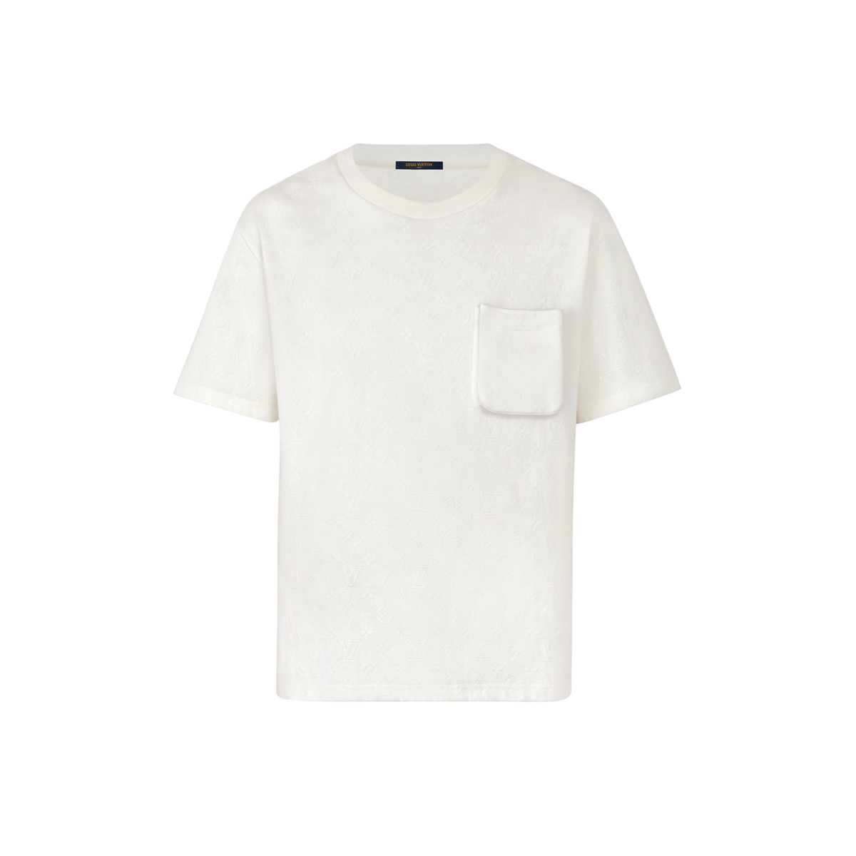 Louis Vuitton Signature 3D Pocket Monogram T-shirt White - La Familia Street Culture - La Familia Street Culture