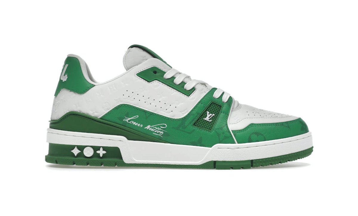 Louis Vuitton Trainer #54 Signature Green White - La Familia Street Culture - Louis Vuitton