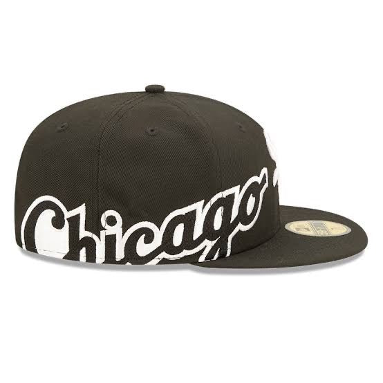 New Era Chicago White Sox MLB Side Split Black 59FIFTY Fitted Cap - La Familia Street Culture - New Era