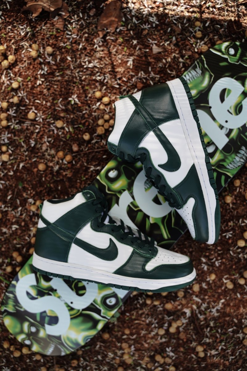 Nike Dunk High Spartan Green - La Familia Street Culture - Nike