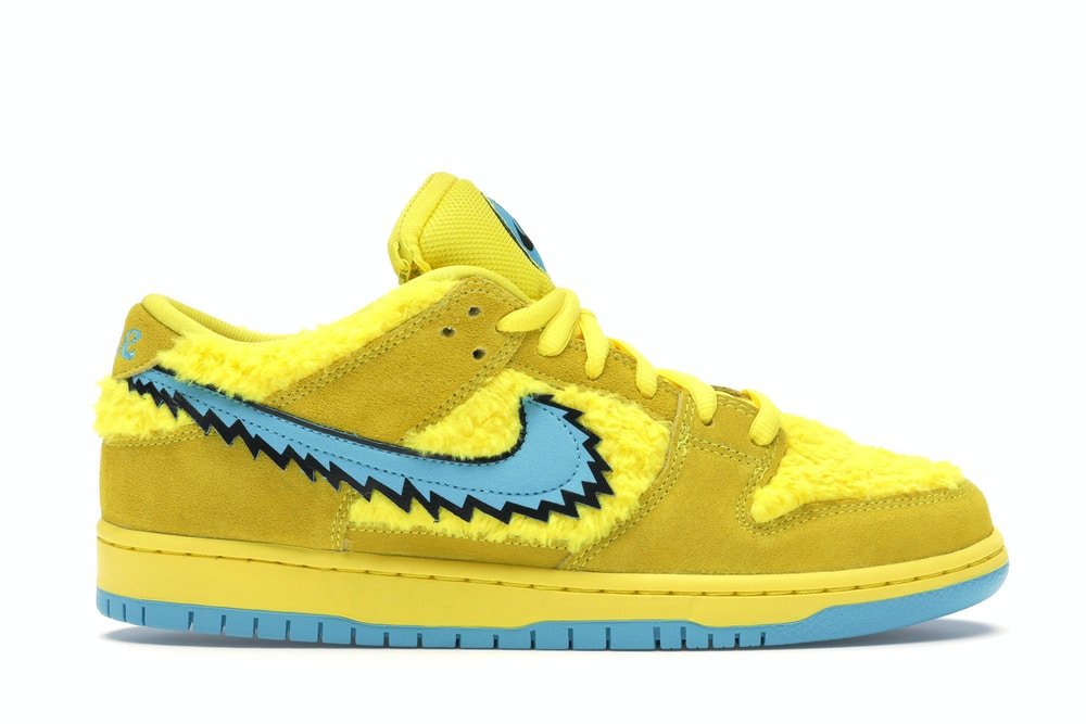 Nike SB Dunk Low Grateful Dead Bears Opti Yellow - La Familia Street Culture - Nike