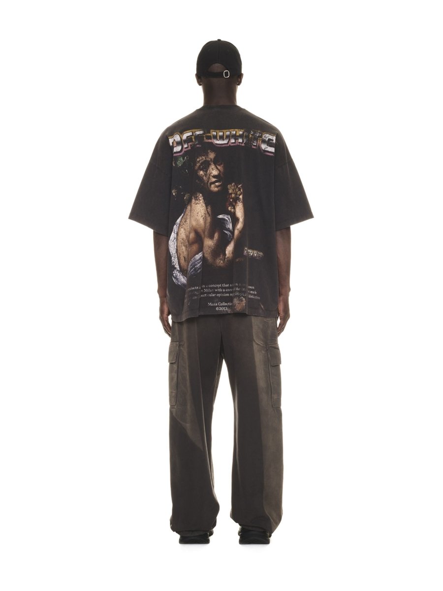 Off-White Digit Bacchus Over S/S Tee Black Multicolor - La Familia Street Culture - Off-White