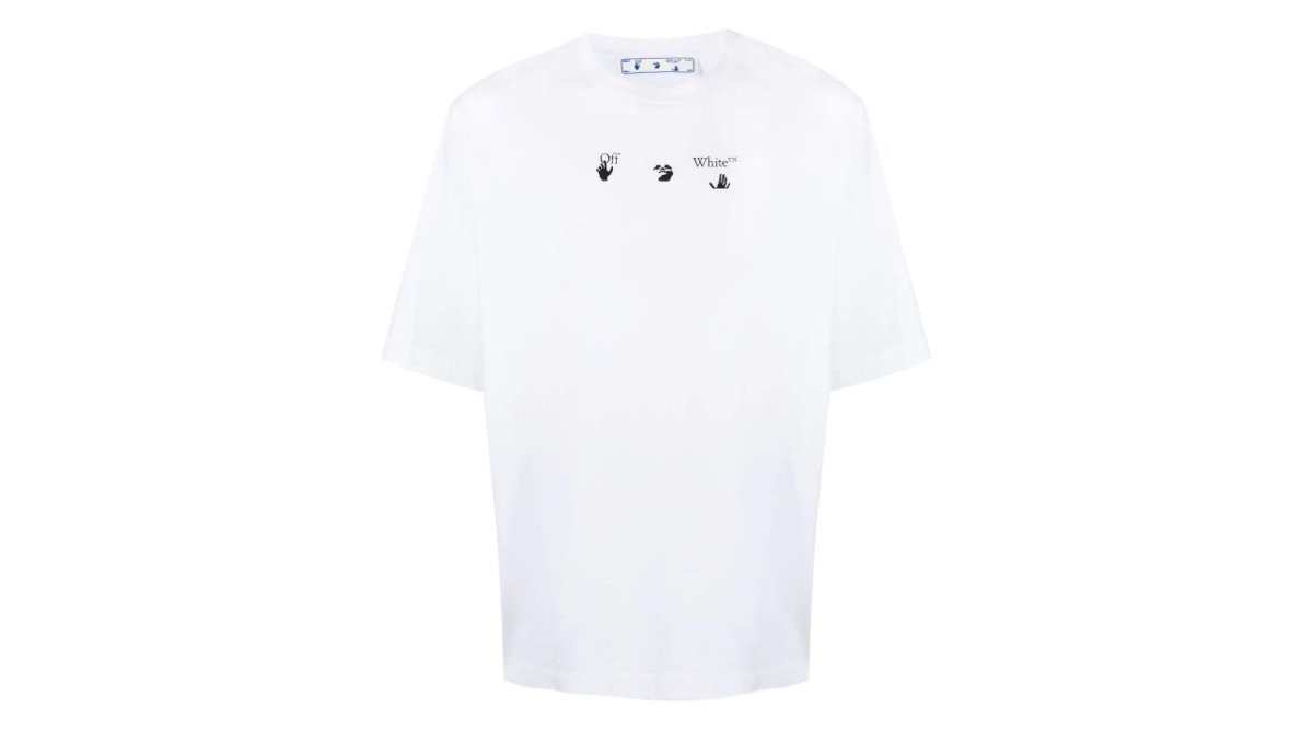 Off-White Sketch Arrows Logo T-shirt White - La Familia Street Culture - Off-White