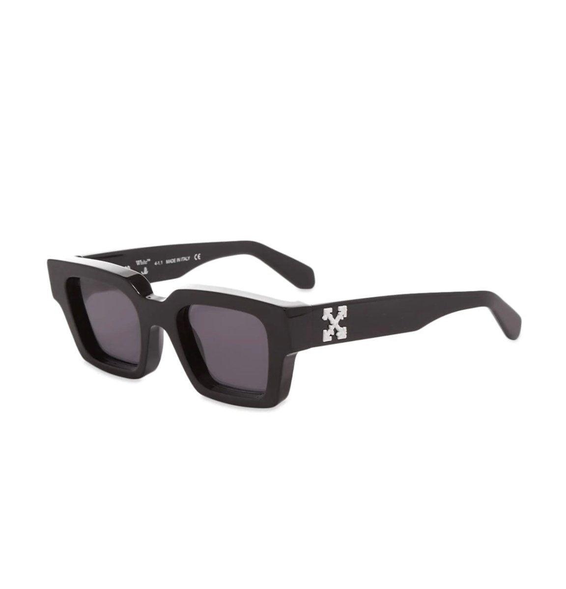 Off-White Virgil Square Frame Sunglasses Black White Grey - La Familia Street Culture - OFF WHITE