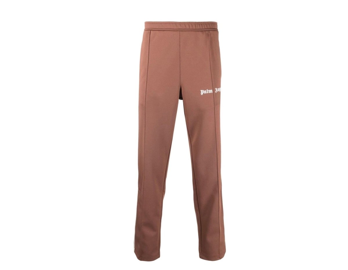 Palm Angels Track Pants Brown/Off White - La Familia Street Culture - PALM ANGELS