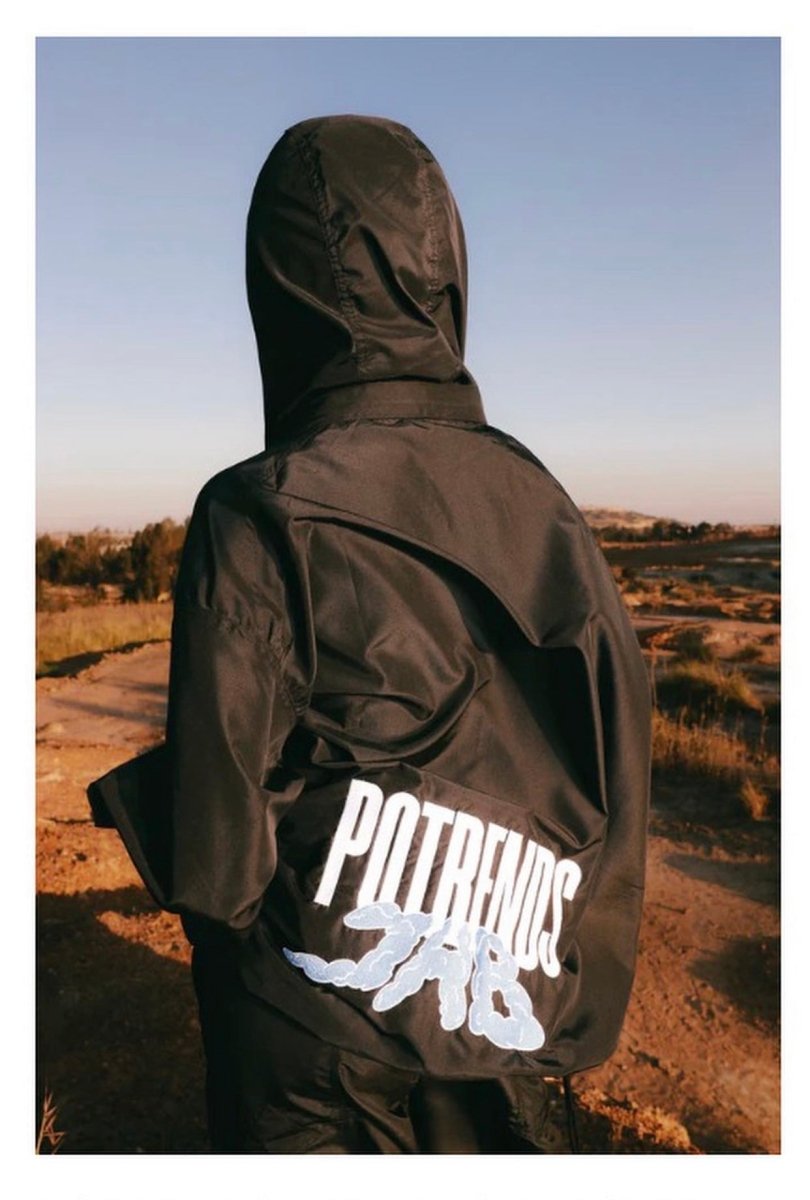 Potrends JHB Nylon Jacket Black - La Familia Street Culture - Potrends