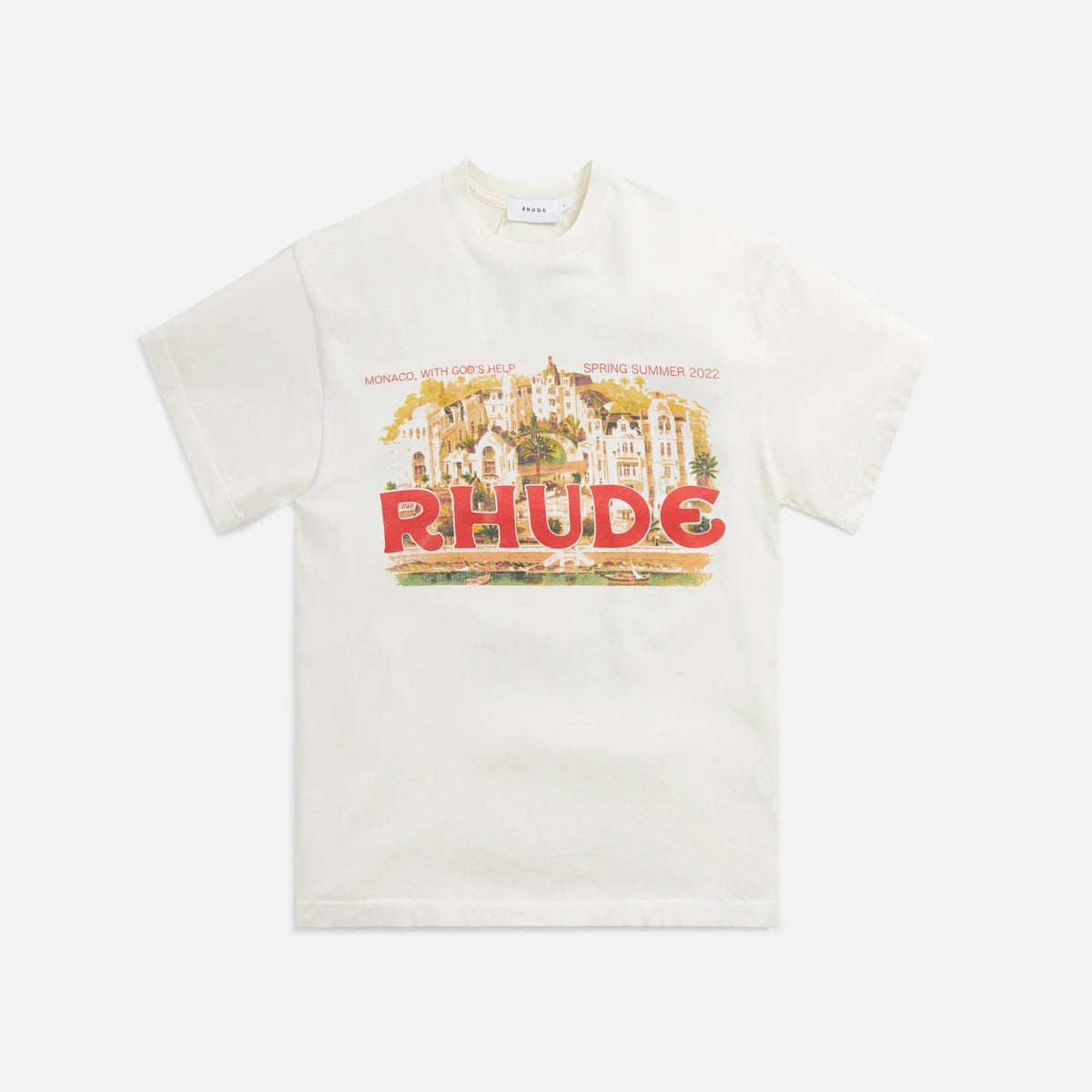 Rhude City T - shirt Vintage White - La Familia Street Culture - Rhude