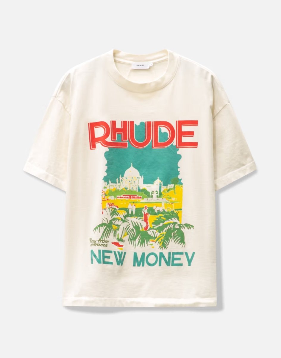 Rhude Windowsil T - Shirt Vintage White - La Familia Street Culture - Rhude