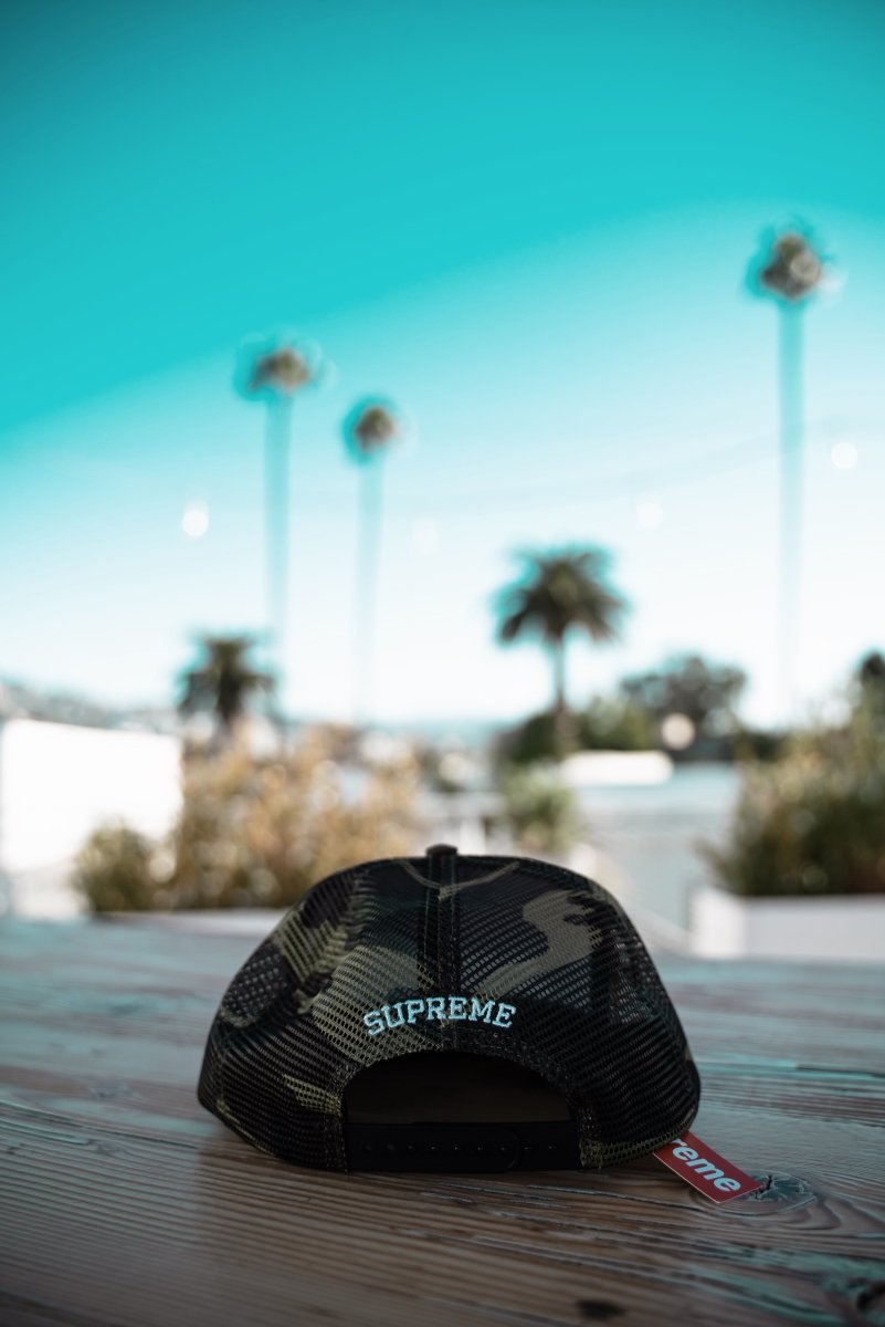 Supreme End of the world cap, camo - La Familia Street Culture - SUPREME