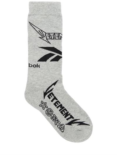 Vetements metal logo cotton blend socks - La Familia Street Culture - Vetements